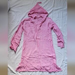 Pink Long Sleeve Moroccan Jellaba Top